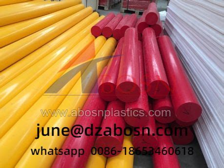 Natural Plastic Uhmwpe Round Hdpe Solid Bar Supplier China