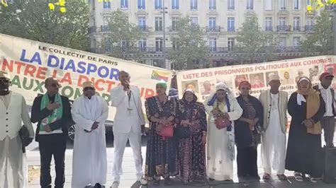 Paris Mandamano de Daula Yahaki contre le régime Azali YouTube