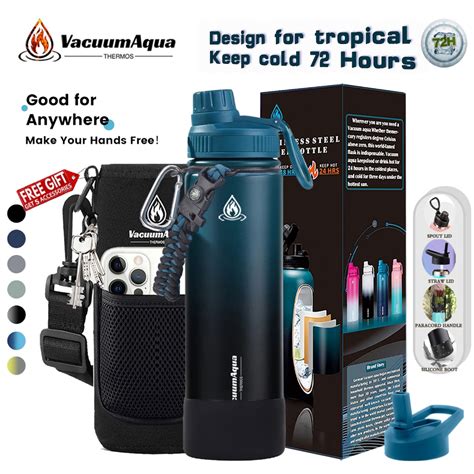Vacuum Aqua Insulated Tumbler Hot And Cold With Bag Stainless Steel