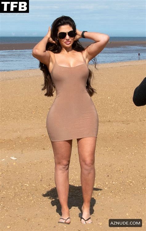 Chloe Ferry Sexy Seen Showing Off Her Hot Curves At The Beach In Norfolk Aznude