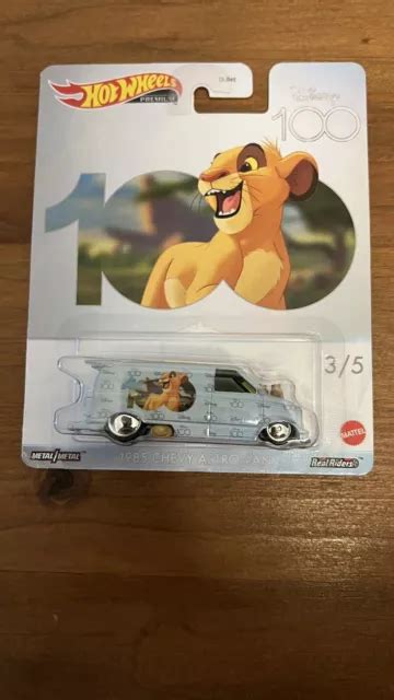 HOT WHEELS PREMIUM Disney CHEVY ASTRO VAN Re Leone Simba EUR PicClick IT
