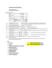 Examen Mike Xlsx Procedimiento De Inventarios Perpetuos Nombre De La