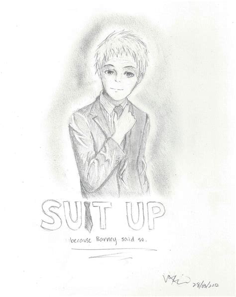 Barney: Suit up! by yorunonaka7929 on DeviantArt