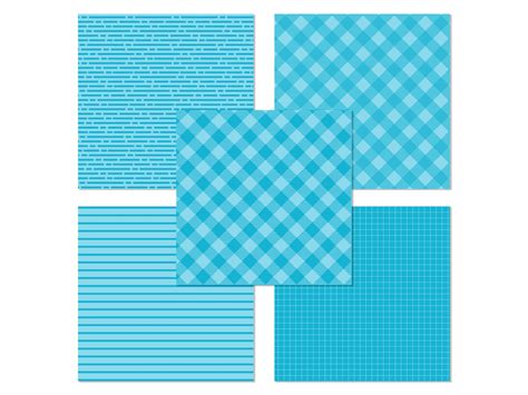 Seamless Blue Stripe Digital Paper Turquoise Backgrounds Blue Striped