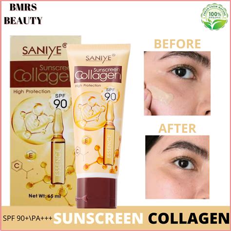 ORIGINAL Sunscreen Collagen SPF90 PA Sunblock Face Cream Whitening