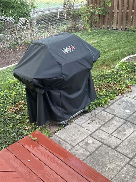 Weber Spirit 200 300 Series 48 In W X 42 In H Black Gas Grill Cover