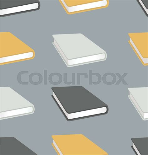 Abstract Book Vector Seamless Stock Vector Colourbox