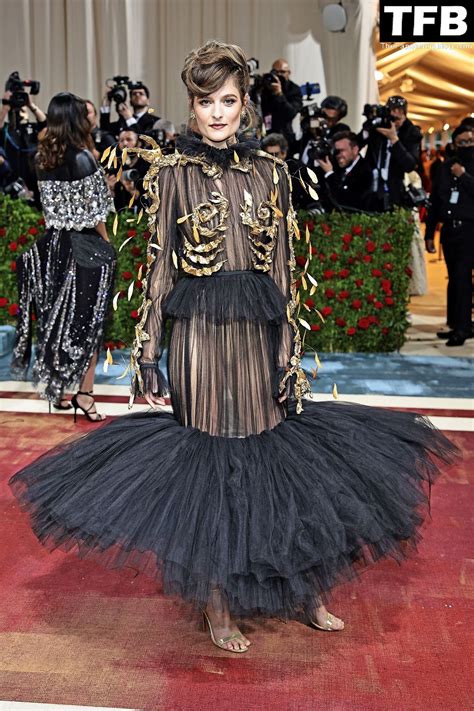 Louisa Jacobson Flashes Her Nude Tits At The Met Gala In NYC Photos TheFappening