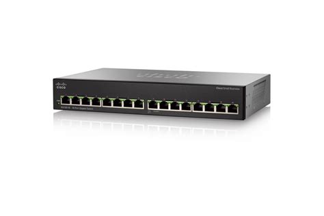 Cisco SG100 16 16 Port Gigabit Switch Коммутатор Cisco Small Business