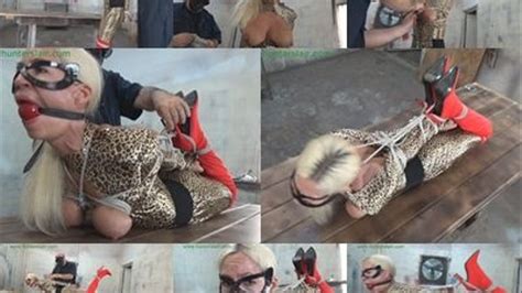 Busty Blond Criimefighter Brutally Hogtied To Lay On Her Cruelly Bound Tits WMV Kbps