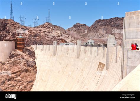 Hoover Dam Visitor Center Nevada Panorama Stock Photo Alamy