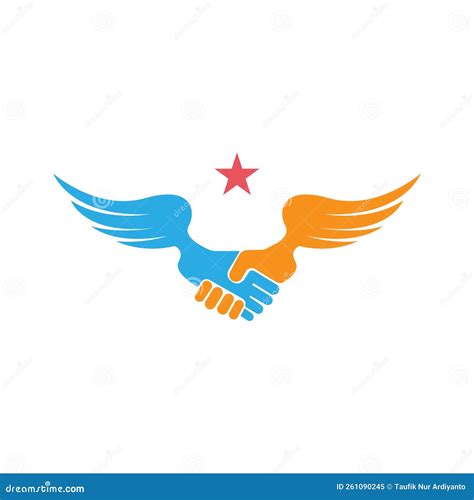 Handshake Icon Logo Design Stock Illustration Illustration Of