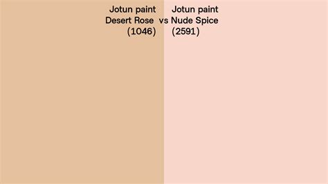 Jotun Paint Desert Rose Vs Nude Spice Side By Side Comparison