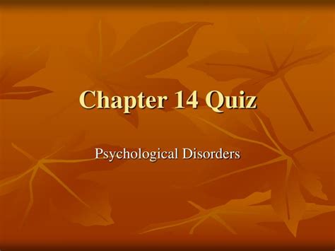 Ppt Chapter 14 Quiz Powerpoint Presentation Free Download Id 3568277