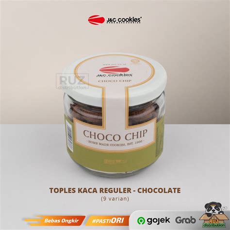 Jual J C Cookies Kue Jnc Cookies Toples Kaca Chocolate Series Shopee