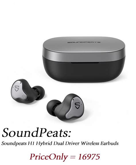 Soundpeats H1 Hybrid Dual Driver Wireless Earbuds Price in Pakistan ...