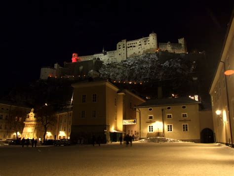 Night Salzburg Free Stock Photo Public Domain Pictures