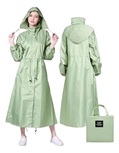 Capa De Chuva Feminina Estilosa - Capa De Chuva Feminina Com Capuz Longa Ao Ar Livre | Parcelamento sem juros