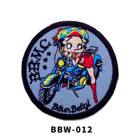 ベティちゃん ベティブープ Betty Boop BBW 001 BBW 017 ワッペン アイロン圧着 手芸 アメリカ パッチ アイロン アップリケ アメカジ グッズ 刺繍ワッペン