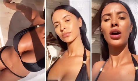 Maya Jama Sizzles As She Strips Down To A Bikini To Sunbathe Ahead Of Love Island Dumping