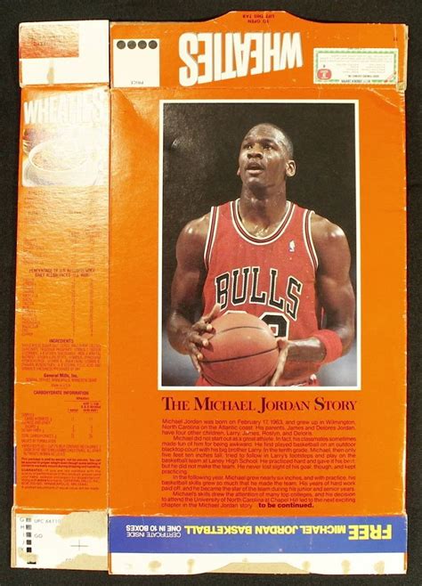 Michael Jordan Signed Bulls Original Wheaties Cereal Box JSA LOA