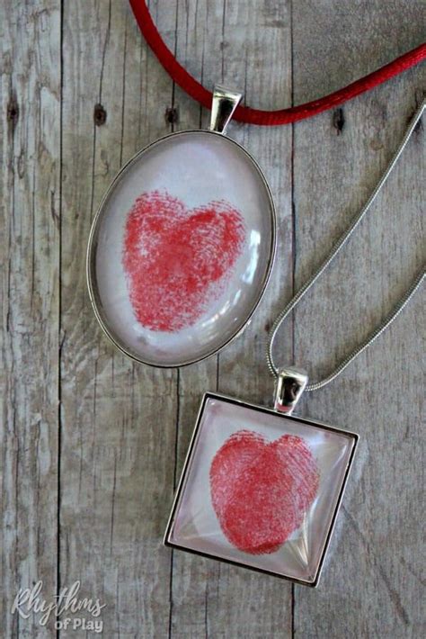 Fingerprint Necklace Diy