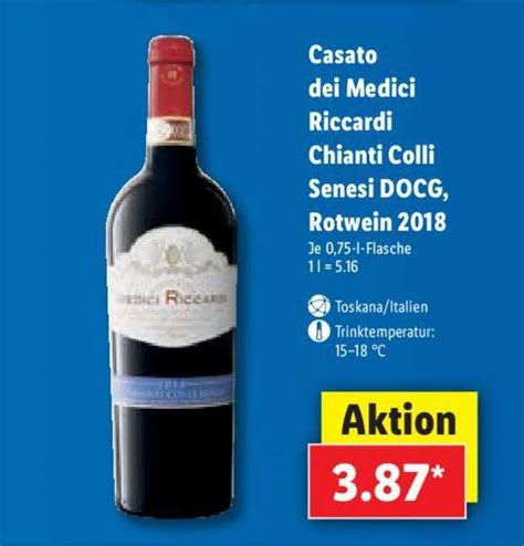 Casato Dei Medici Riccardi Chianti Colli Senesi Docg Rotwein