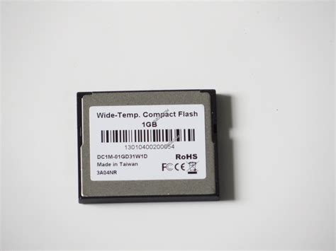 COMPACT FLASH DC1M-01GD31W1D icf4000 memory compact flash card I 1 GB ...