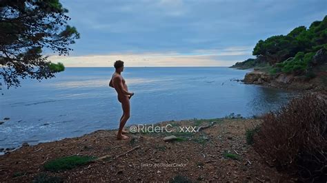 Ridercoxxx Hiking Naked Along The Coast Showing Off And Cumming Gay Porn Xhamster