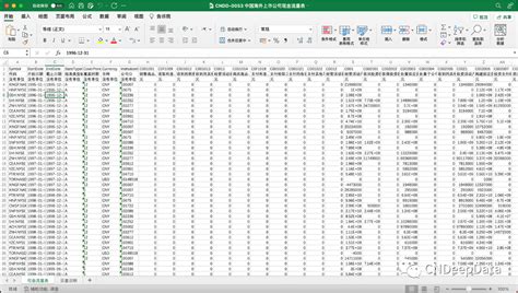 Cndd 0053 中国海外上市公司财务报表数据 （附stata处理代码） Cndeepdata