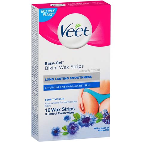 Veet Bikini Wax Strips Pack Woolworths