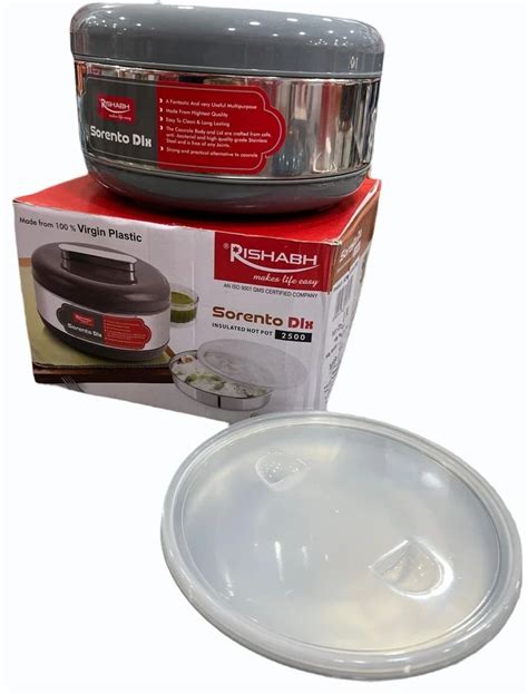 Rishabh Sorento Dlx Insulated Plastic Hot Pot Capacity 2500 ML At 380 Piece In Akola