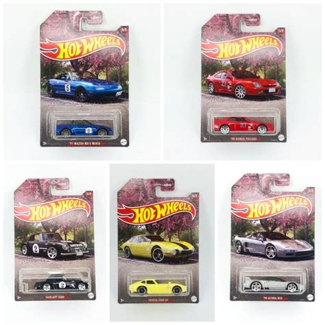 Hot Wheels Japanese Classic Series Set Of Prelude Toyota GT Fairlady Acura Shopee