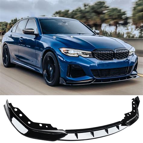 For 2019-2022 BMW G20 G28 3 Series M Sport Front Bumper 3pc Lip