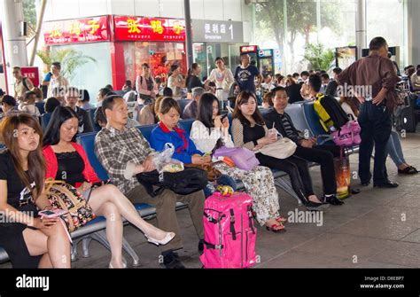 Chongqing train station China Stock Photo - Alamy