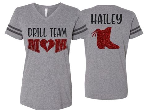 Glitter Drill Team Shirt Drill Team Shirts Drill Team Mom Shirts
