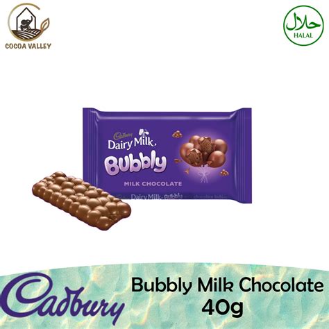 Cadbury Dairy Milk Bubbly 40g Shopee Malaysia