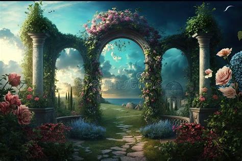 Heavenly Garden Stock Illustrations 378 Heavenly Garden Stock