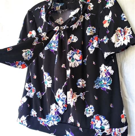 Vintage Tops Vintage Pussy Bow Blouse Poshmark