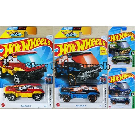 Hot Wheels Baja Bison T Fantasy First Response Green Speed Netflix Let S Race Shopee Malaysia