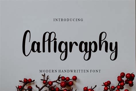 Calligraphy Font By Nya Letter · Creative Fabrica