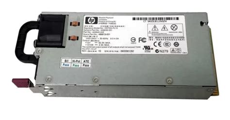 Hp Dl Gen Hot Plug Redundant Power Supply
