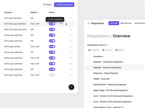 SaaS API Integration Dashboard by Cal Notman on Dribbble