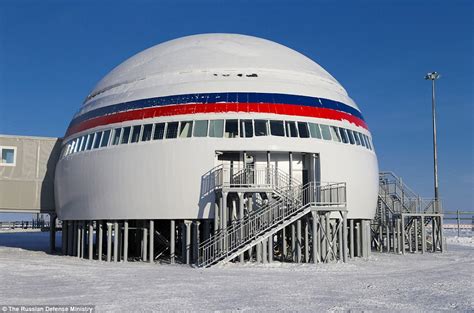 Russia Unveils Its New Arctic Military Base Daily Mail Online