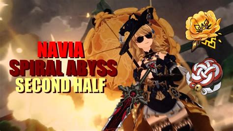 Navia C Spiral Abyss Nd Half Insane Elemental Skill Damage