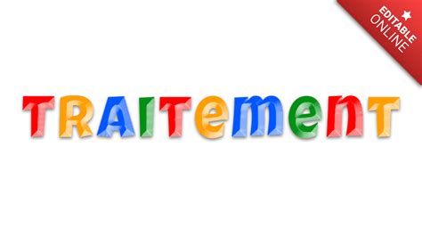 traitement effet domicile generateur deffet de texte