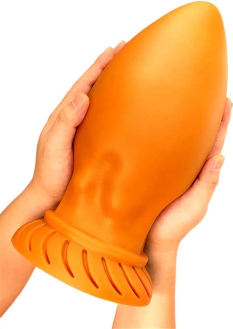 Plug anal en forme de cône en silicone souple Plug anal BDSM Jouet sexuel chair taille L