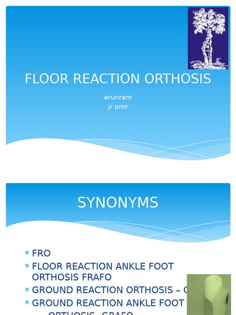 Floor Reaction Orthosis Pdf Anatomical Terms Of Motion Limbs