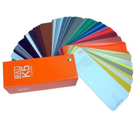 Ral K5 213 Classic Color Swatch Fan Deck Gloss Guide Booklet Colours