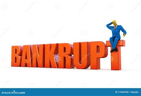 bankrupt concept stock illustration illustration  market
